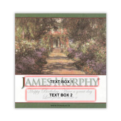 Giverny Garden Personalised Gift Labelled Wine