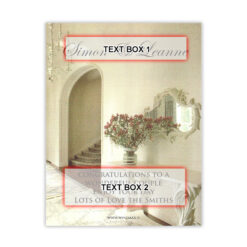 Albaster Hall Personalised Wedding Labelled Wine