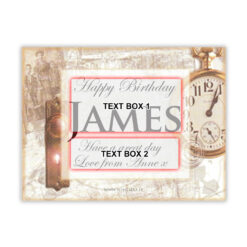 Time Lapse Personalised Gift Labelled Wine