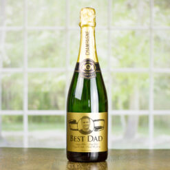 Fathers Day Gold Label Personalised Champagne