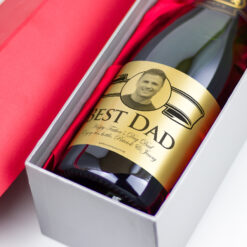 Fathers Day Gold Label Personalised Champagne