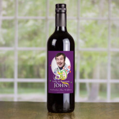 30th Birthday Personalised Birthday Gift Labelled Wine