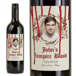 Halloween Gift Personalised Wine