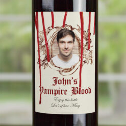 Halloween Gift Personalised Wine
