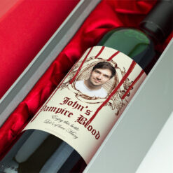 Halloween Gift Personalised Wine