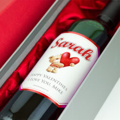 Red Love Bear Personalised Valentines Gift